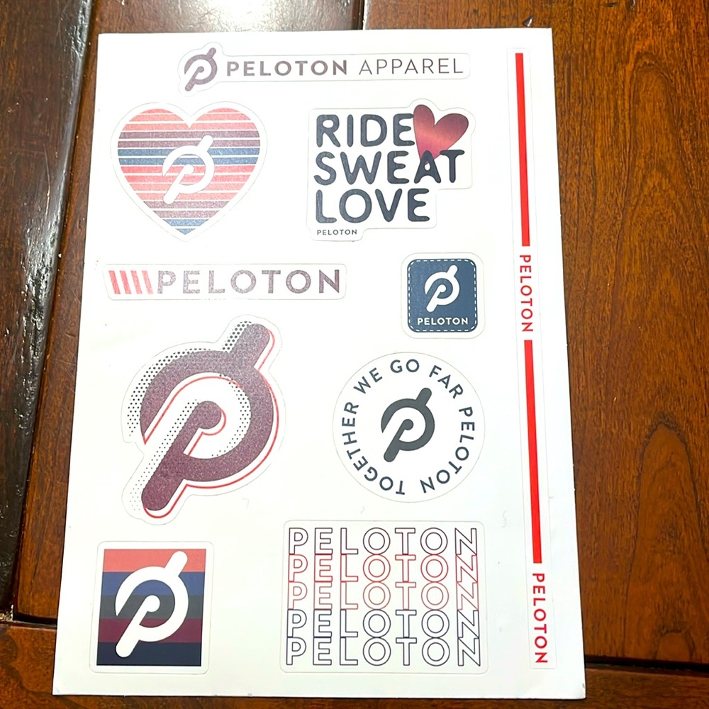 Peloton stickers